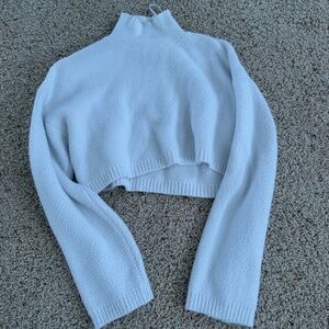 Zara Cropped Turtle Neck Sweater
